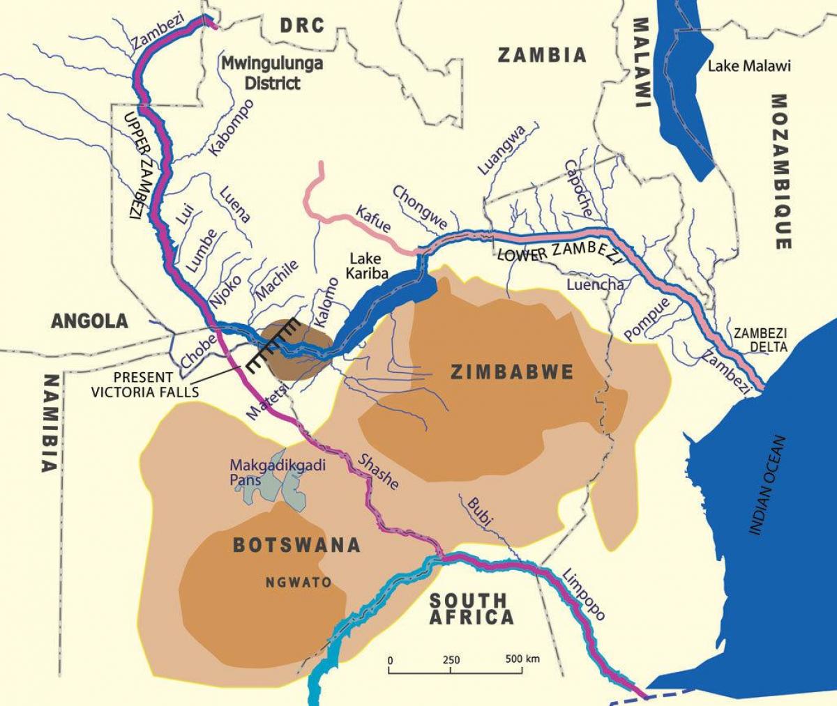 Térkép földtani zambi